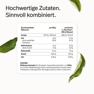 Whey-Isolat Pulver aus Weidemilch – Vanille – Bild 10