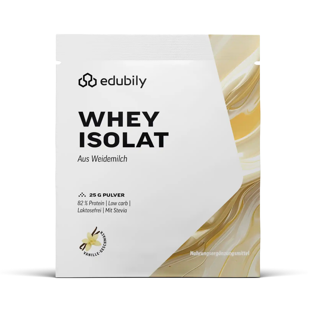 Whey-Protein-Isolat mit Geschmack Probe – Vanille – Packshot