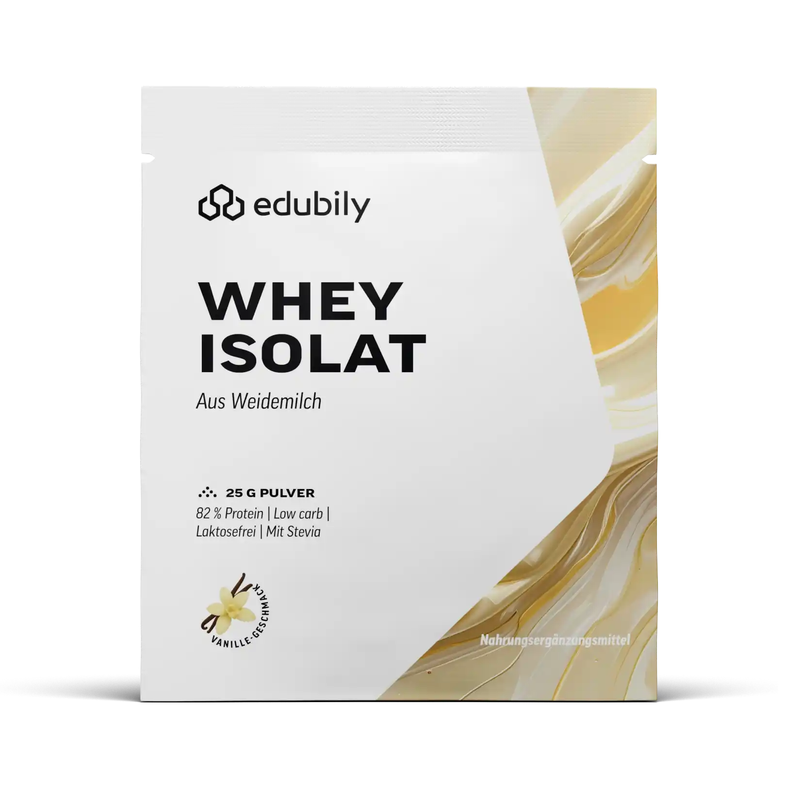 Whey-Protein-Isolat mit Geschmack Probe – Vanille – Packshot