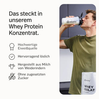 Whey-Protein-Isolat mit Geschmack Probe – Vanille – Bild 2