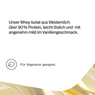 Whey-Protein-Isolat mit Geschmack Probe – Vanille – Bild 3